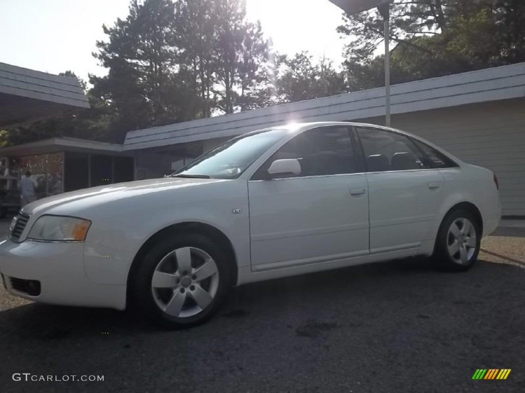 2002 A6 3.0 Sedan - Polar White / Platinum photo #8