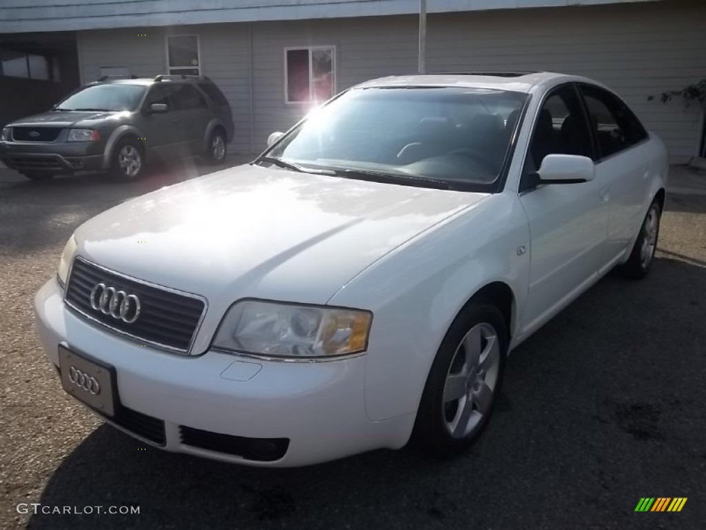 2002 A6 3.0 Sedan - Polar White / Platinum photo #9