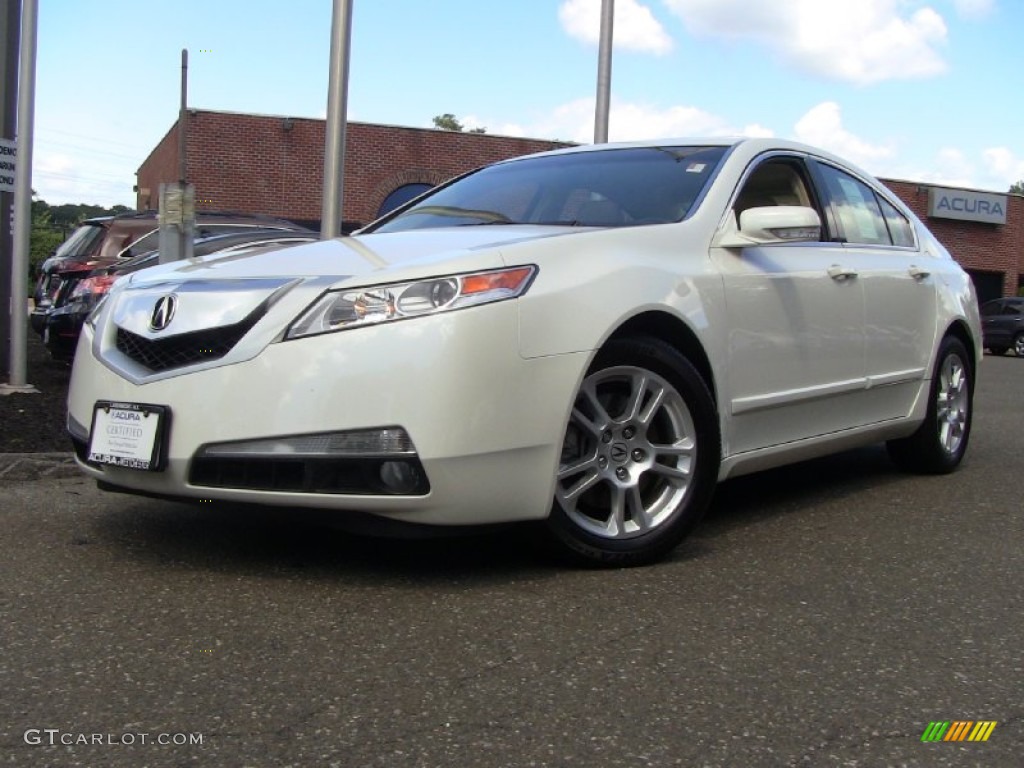 White Diamond Pearl Acura TL