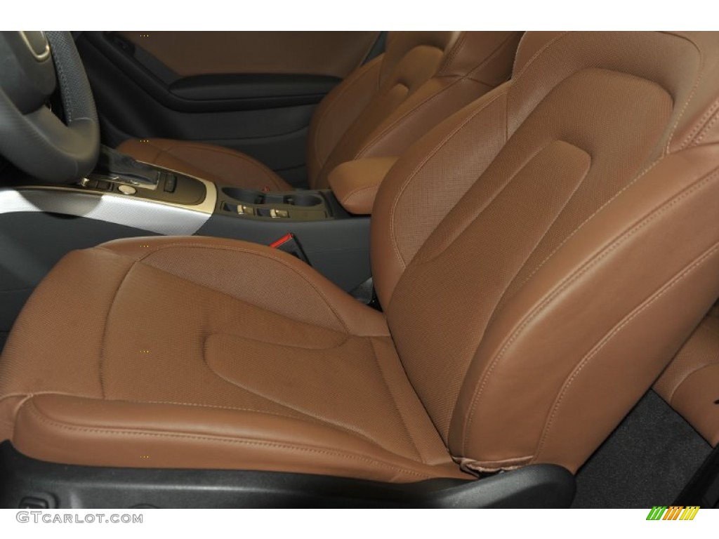 Cinnamon Brown Interior 2012 Audi A5 2.0T quattro Cabriolet Photo #53268115