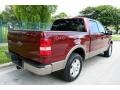 2004 Dark Toreador Red Metallic Ford F150 Lariat SuperCrew 4x4  photo #9