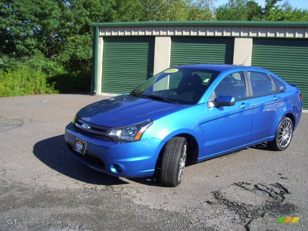 Blue Flame Metallic Ford Focus