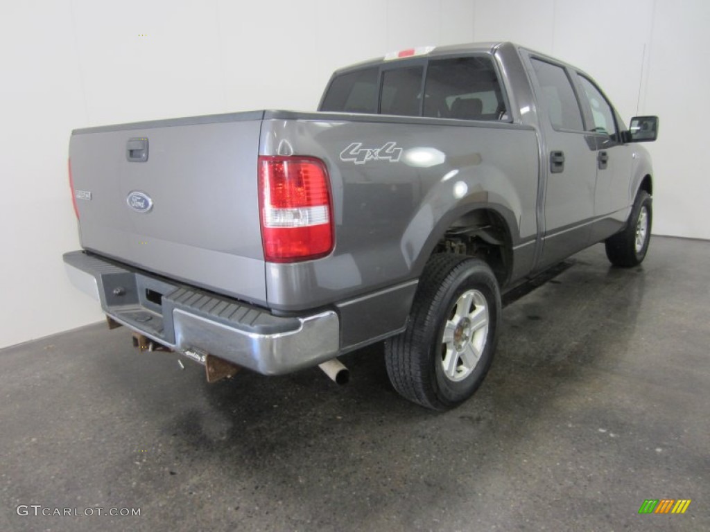 2004 F150 XLT SuperCrew 4x4 - Dark Shadow Grey Metallic / Medium/Dark Flint photo #11