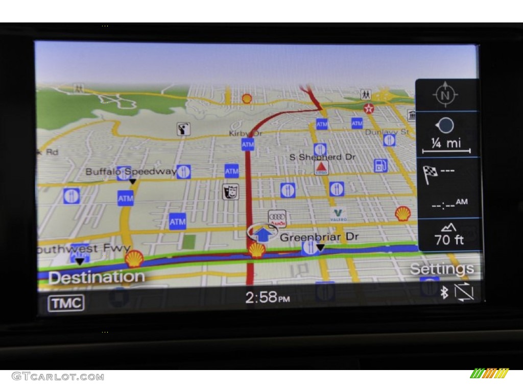 2012 Audi A6 3.0T quattro Sedan Navigation Photo #53268805