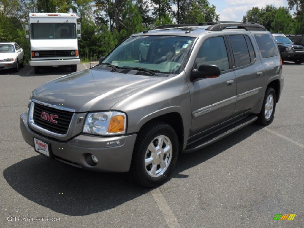 2005 Envoy XL SLT 4x4 - Steel Grey Metallic / Light Gray photo #1