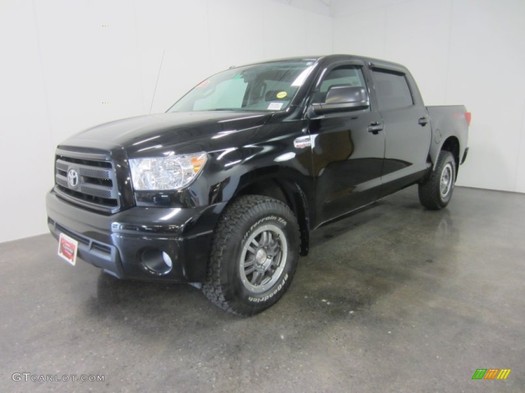 2011 Tundra TRD Rock Warrior CrewMax 4x4 - Black / Black photo #1