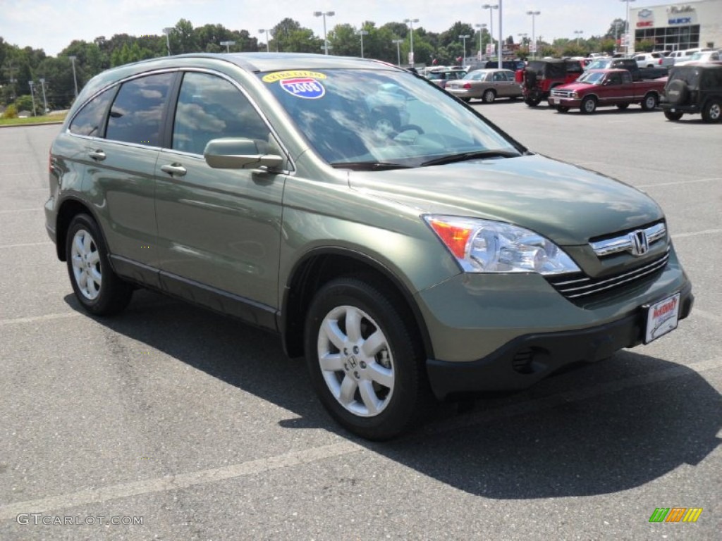 2008 CR-V EX-L - Green Tea Metallic / Ivory photo #5