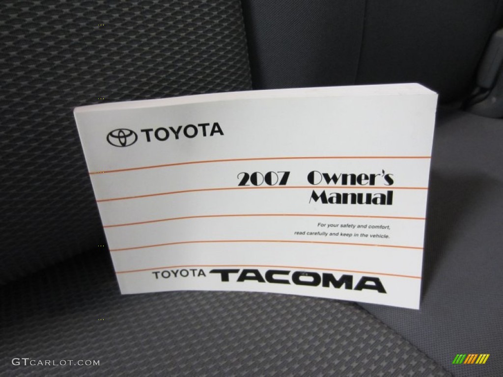 2007 Tacoma Regular Cab - Impulse Red Pearl / Graphite Gray photo #18