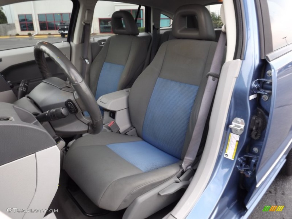 2007 Caliber R/T AWD - Marine Blue Pearl / Pastel Slate Gray/Blue photo #13