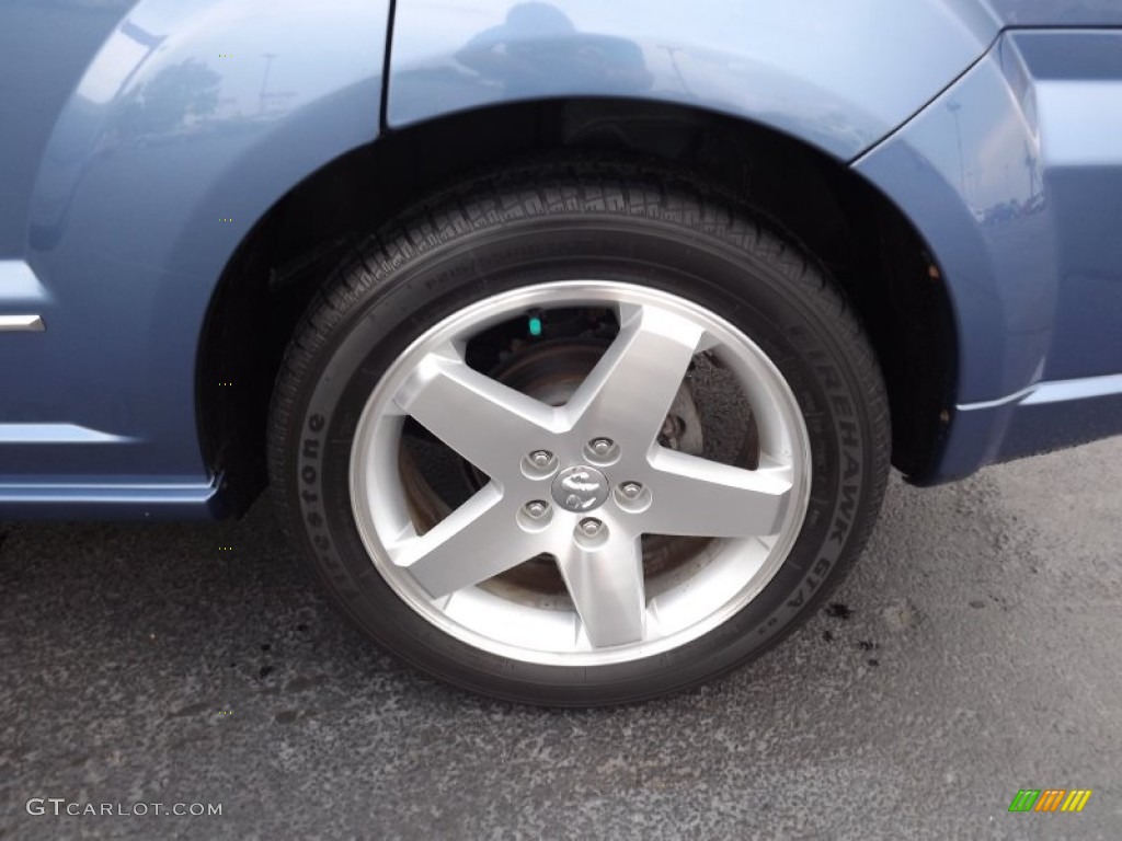 2007 Caliber R/T AWD - Marine Blue Pearl / Pastel Slate Gray/Blue photo #16