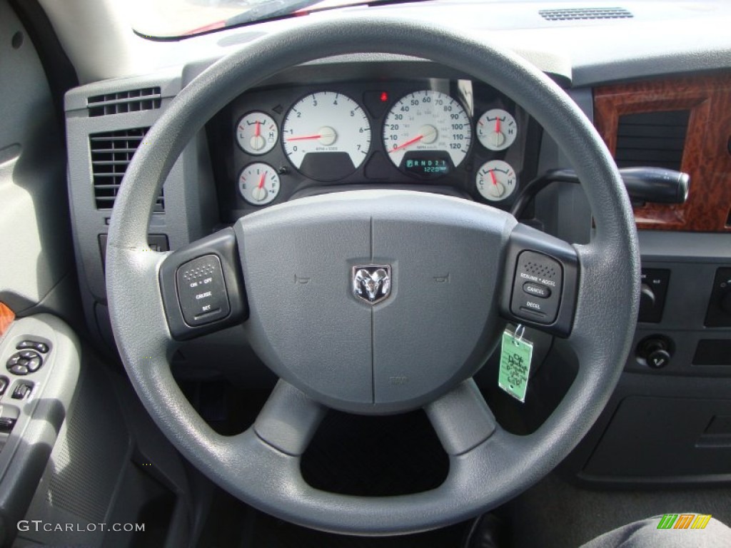 2006 Ram 1500 SLT Quad Cab 4x4 - Flame Red / Medium Slate Gray photo #16