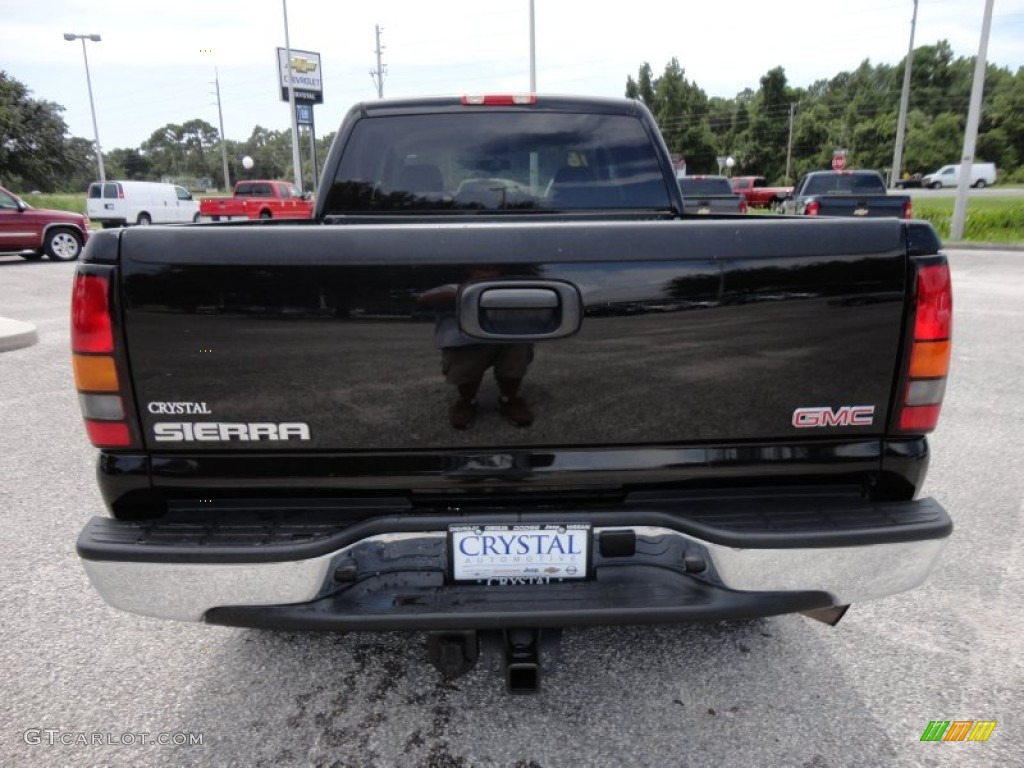 2006 Sierra 2500HD SLT Crew Cab 4x4 - Onyx Black / Neutral photo #9