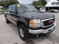 2006 Onyx Black GMC Sierra 2500HD SLT Crew Cab 4x4  photo #12