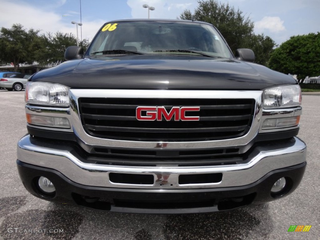 2006 Sierra 2500HD SLT Crew Cab 4x4 - Onyx Black / Neutral photo #18