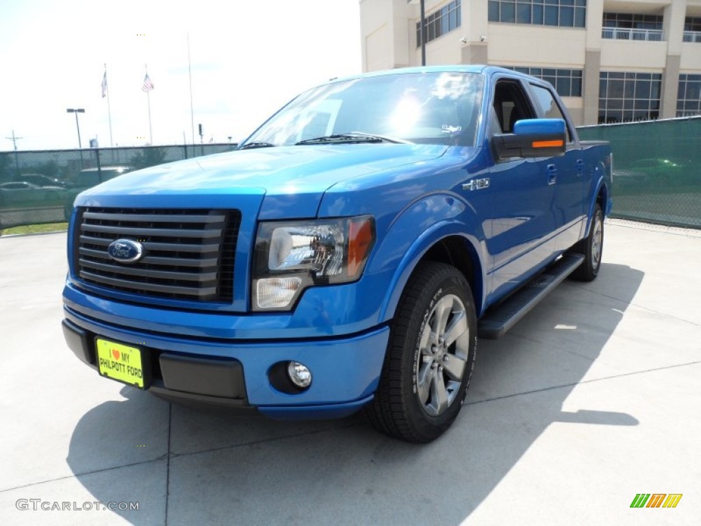 2011 F150 FX2 SuperCrew - Blue Flame Metallic / Black photo #7