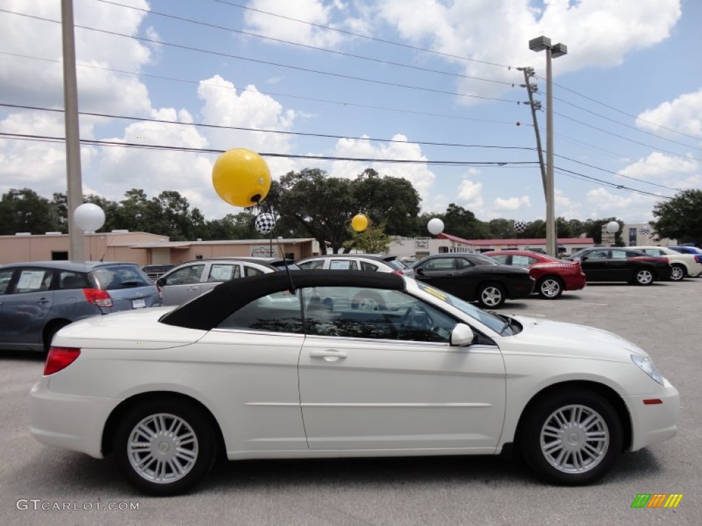 Stone White 2008 Chrysler Sebring Touring Convertible Exterior Photo #53273878