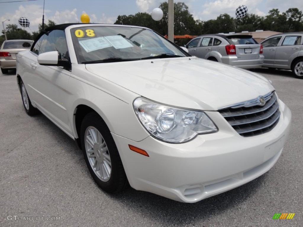 Stone White 2008 Chrysler Sebring Touring Convertible Exterior Photo #53273884