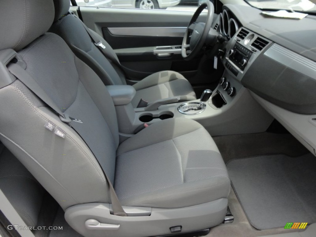 Dark Slate Gray/Light Slate Gray Interior 2008 Chrysler Sebring Touring Convertible Photo #53273899