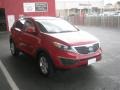 2012 Signal Red Kia Sportage LX  photo #7