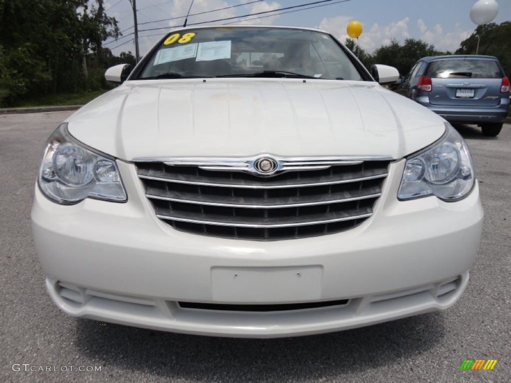 Stone White 2008 Chrysler Sebring Touring Convertible Exterior Photo #53273932