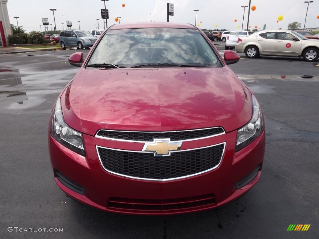 Crystal Red Metallic 2012 Chevrolet Cruze LT Exterior Photo #53274394