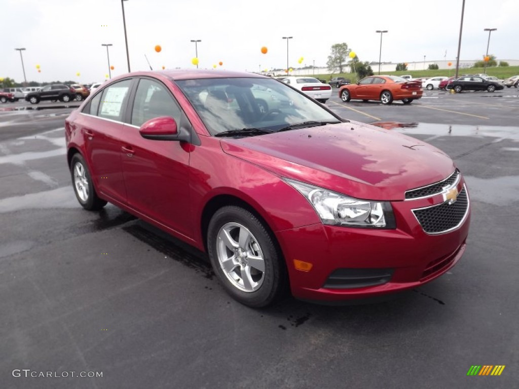 Crystal Red Metallic 2012 Chevrolet Cruze LT Exterior Photo #53274406