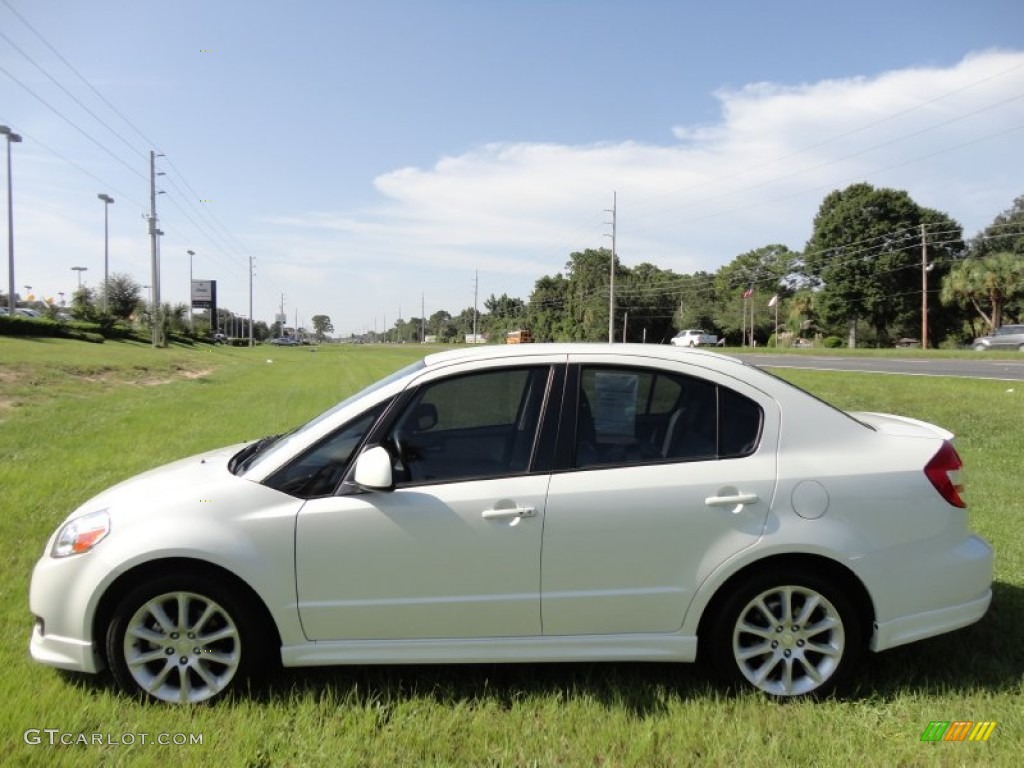 White Water Pearl 2008 Suzuki SX4 Sport Sedan Exterior Photo #53274943