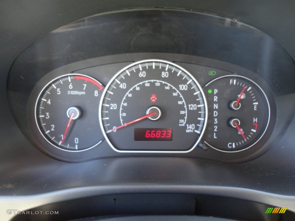2008 Suzuki SX4 Sport Sedan Gauges Photo #53275102