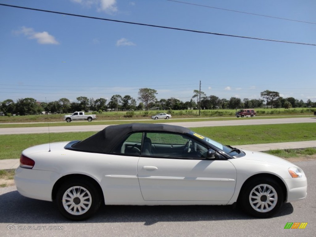 Stone White 2005 Chrysler Sebring Convertible Exterior Photo #53275567