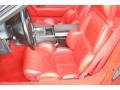 Red 1993 Chevrolet Corvette Coupe Interior Color