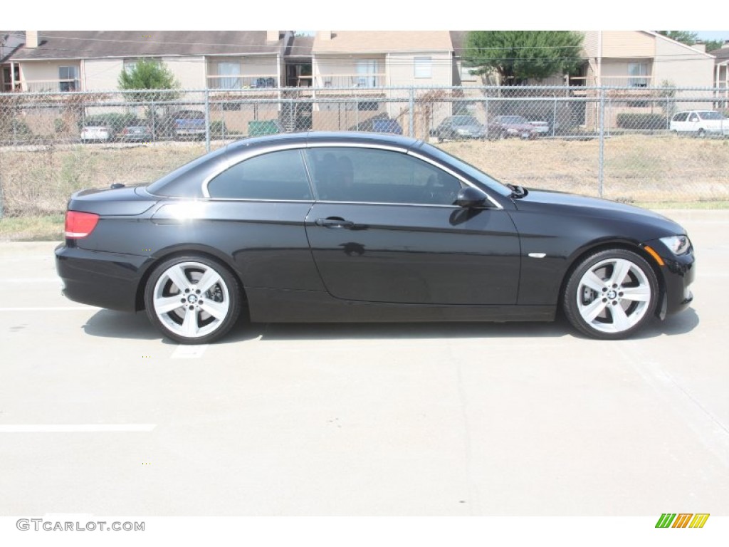 2009 3 Series 335i Convertible - Black Sapphire Metallic / Saddle Brown Dakota Leather photo #7