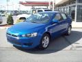 2009 Octane Blue Pearl Mitsubishi Lancer ES  photo #1