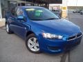 2009 Octane Blue Pearl Mitsubishi Lancer ES  photo #28