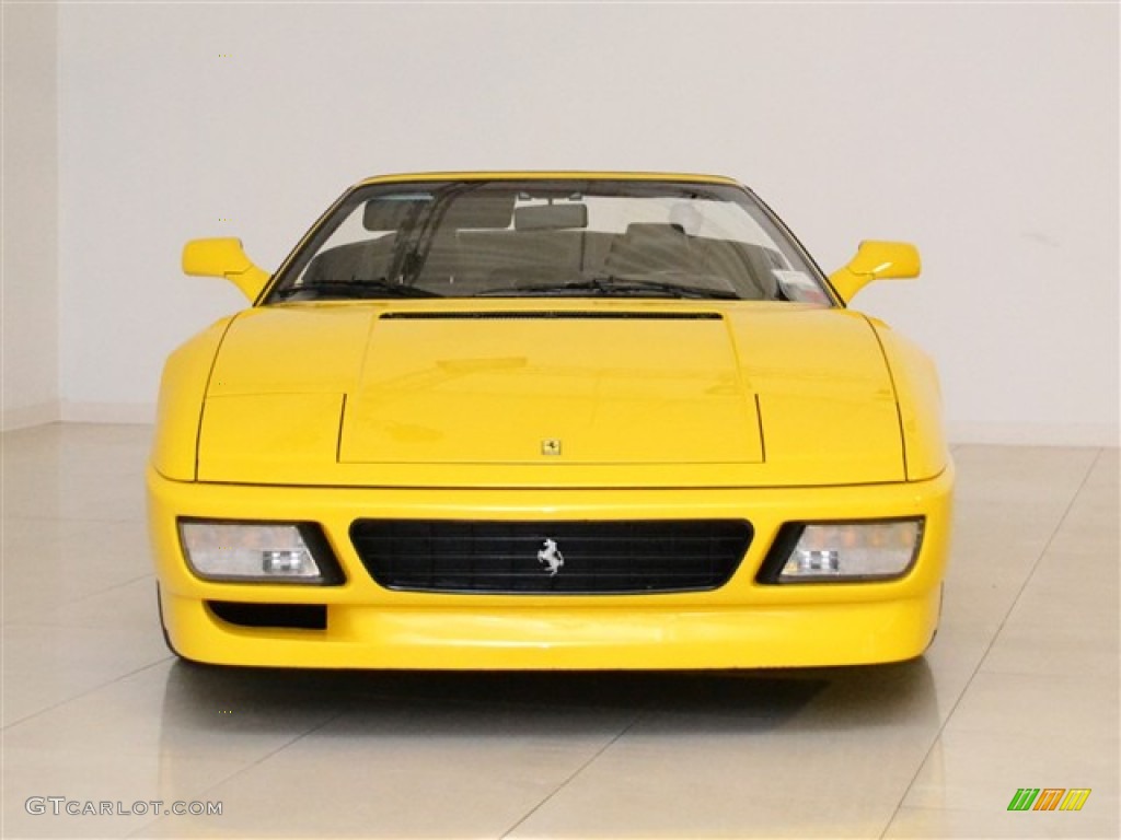 Yellow 1995 Ferrari 348 Spider Exterior Photo #53280687