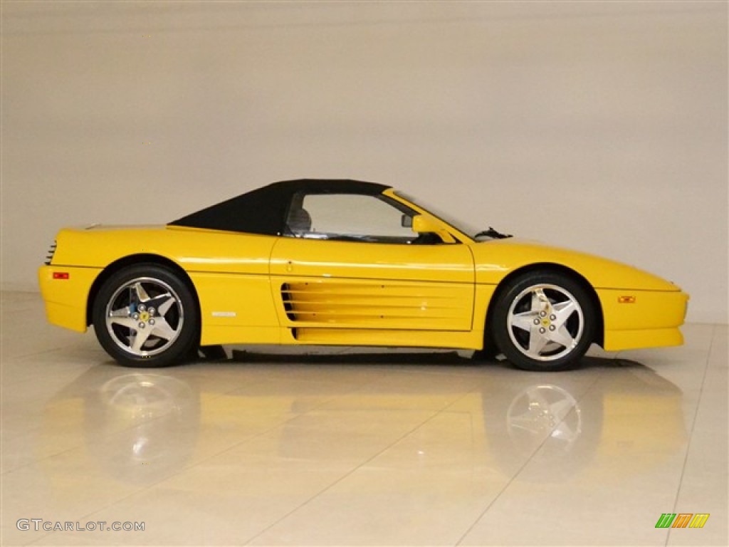 Yellow 1995 Ferrari 348 Spider Exterior Photo #53280807