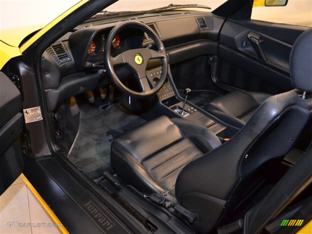 Black Interior 1995 Ferrari 348 Spider Photo #53280822