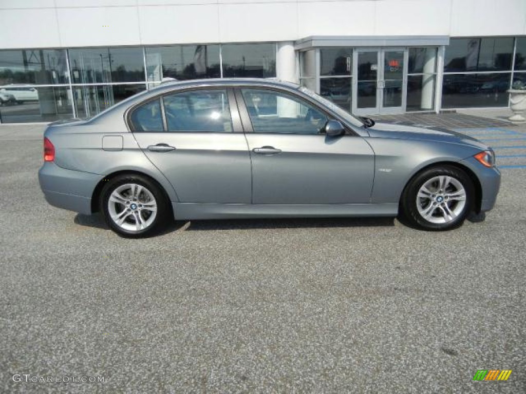 2008 3 Series 328i Sedan - Arctic Metallic / Beige photo #2