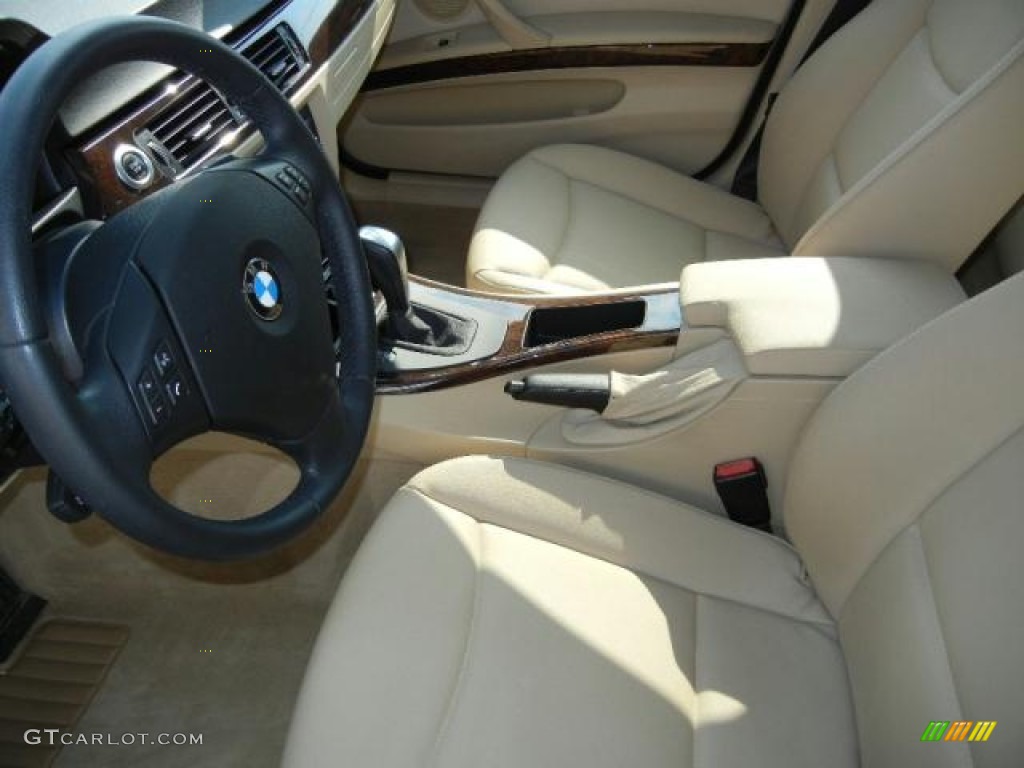 2008 3 Series 328i Sedan - Arctic Metallic / Beige photo #17