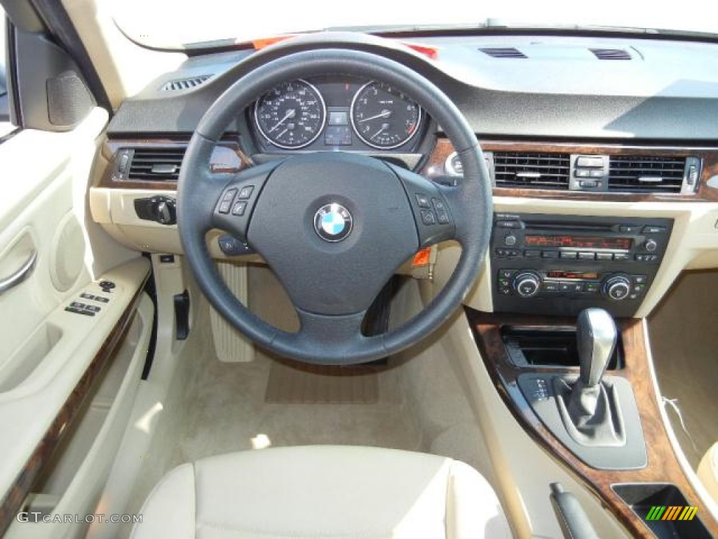 2008 3 Series 328i Sedan - Arctic Metallic / Beige photo #18