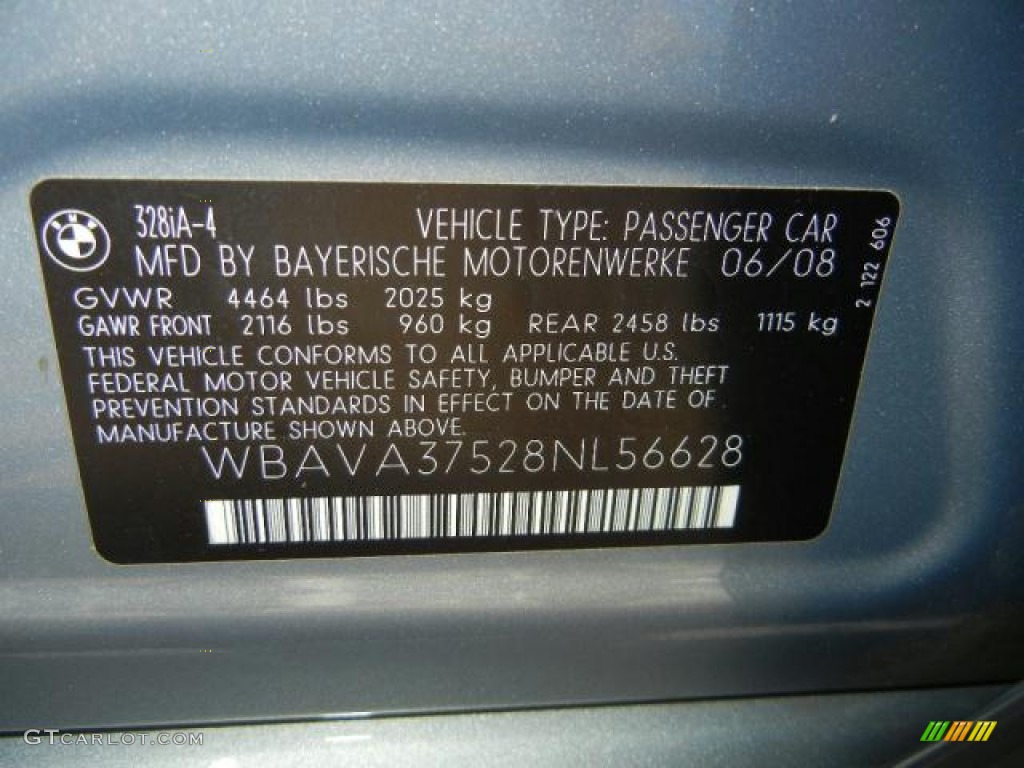 2008 3 Series 328i Sedan - Arctic Metallic / Beige photo #21