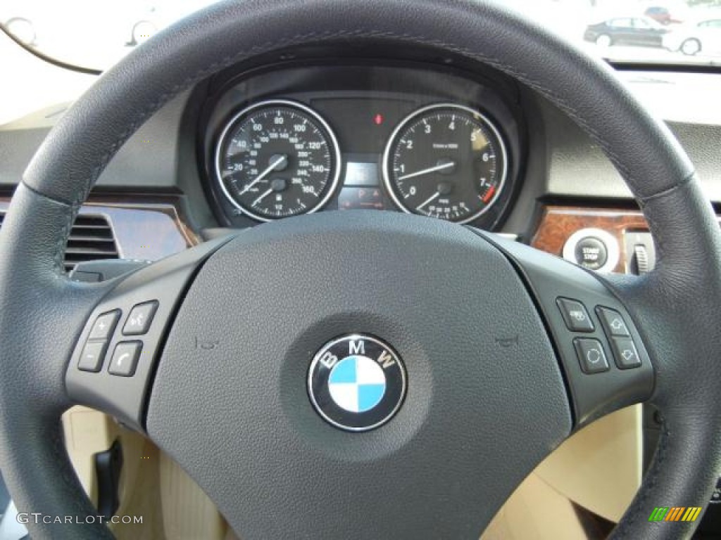 2008 3 Series 328i Sedan - Arctic Metallic / Beige photo #27