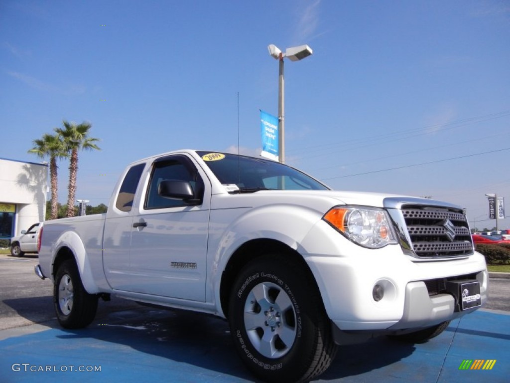 2009 Equator Premium Extended Cab - Glacier White / Graphite photo #7