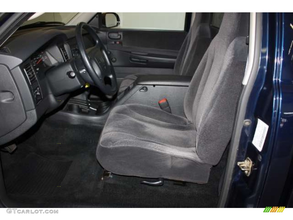Dark Slate Gray Interior 2003 Dodge Dakota Regular Cab Photo #53282106