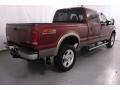 2007 Dark Toreador Red Metallic Ford F350 Super Duty Lariat Crew Cab 4x4  photo #4