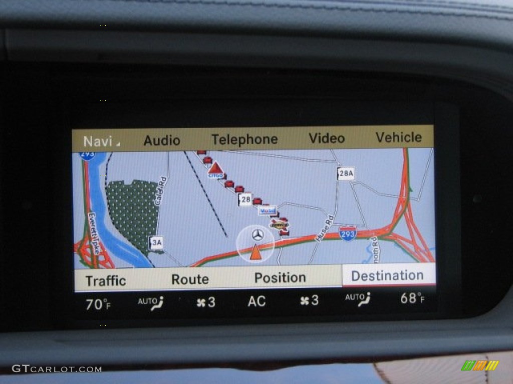 2012 Mercedes-Benz S 550 4Matic Sedan Navigation Photo #53282709