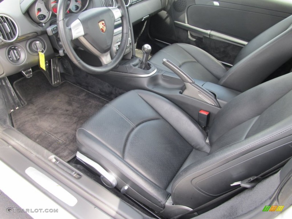Black Interior 2008 Porsche Cayman S Photo #53283989