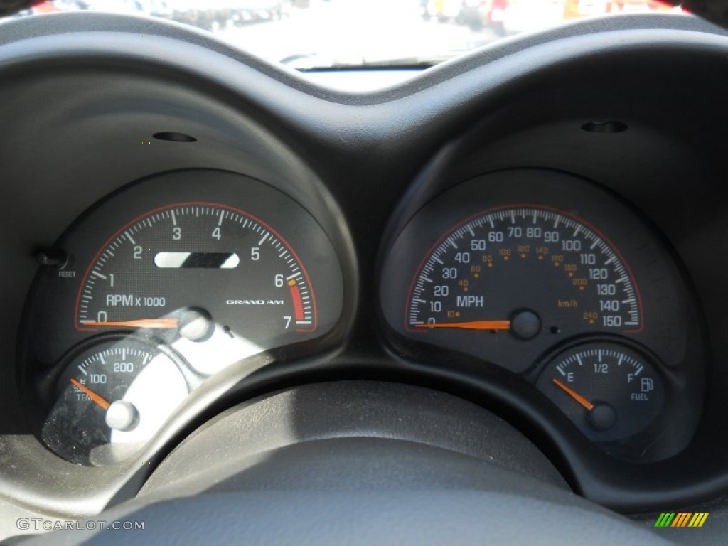 2005 Pontiac Grand Am GT Coupe Gauges Photo #53284512