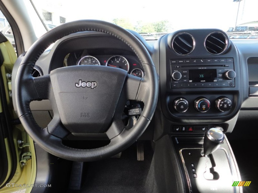 2010 Jeep Compass Limited 4x4 Dark Slate Gray Dashboard Photo #53285802