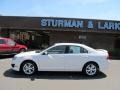 2012 White Platinum Tri-Coat Ford Fusion SE  photo #2