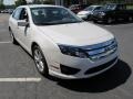 2012 White Platinum Tri-Coat Ford Fusion SE  photo #6